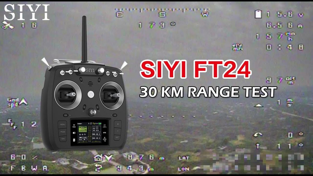SIYI FT24 無線システムはどこまで飛べるか?