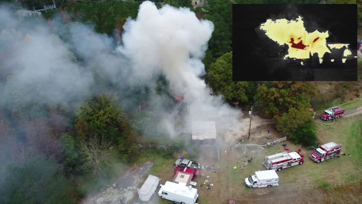 空撮＋ドローンの活用事例：山火事発生時に赤外線イメージ撮影を行なうMatrice 210が頼もしい！